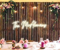 Personalised Wedding / Surname Neon Sign - Neon Daddy