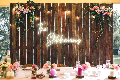 Personalised Wedding / Surname Neon Sign - Neon Daddy