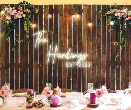 Personalised Wedding / Surname Neon Sign - Neon Daddy