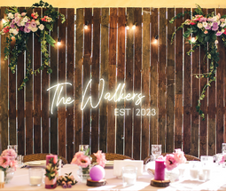 Personalised Wedding / Surname Neon Sign - Neon Daddy