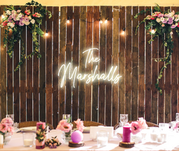 Personalised Wedding / Surname Neon Sign - Neon Daddy
