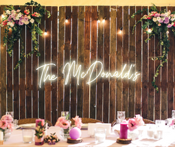 Personalised Wedding / Surname Neon Sign - Neon Daddy