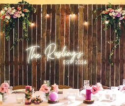 Personalised Wedding / Surname Neon Sign - Neon Daddy