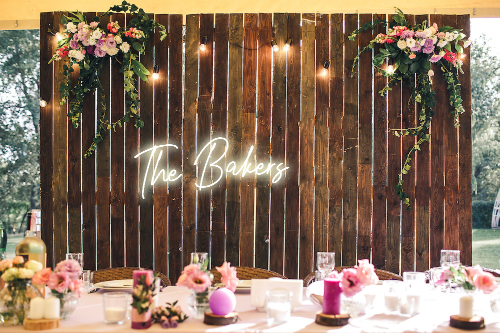 Personalised Wedding / Surname Neon Sign - Neon Daddy