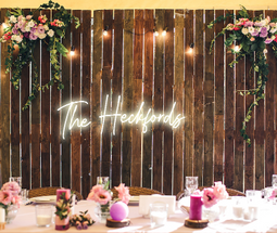Personalised Wedding / Surname Neon Sign - Neon Daddy