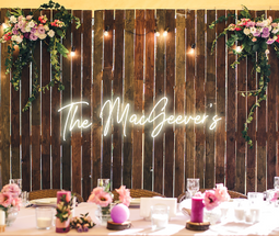 Personalised Wedding / Surname Neon Sign - Neon Daddy