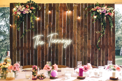 Personalised Wedding / Surname Neon Sign - Neon Daddy