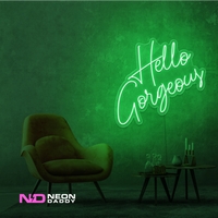 Hello Gorgeous Neon Sign - Image 6