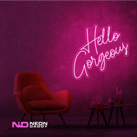 Hello Gorgeous Neon Sign - Image 3