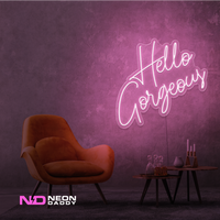 Hello Gorgeous Neon Sign - Image 8