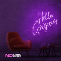 Hello Gorgeous Neon Sign - Image 11