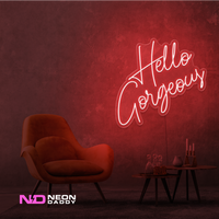 Hello Gorgeous Neon Sign - Image 12