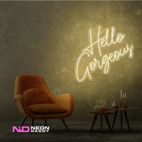 Hello Gorgeous Neon Sign - Image 13