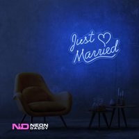 Just Married LED Neon Sign - Image 4