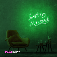 Just Married LED Neon Sign - Image 6