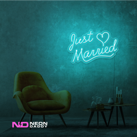 Just Married LED Neon Sign - Image 10