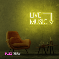 Live Music LED Neon Sign - Image 5