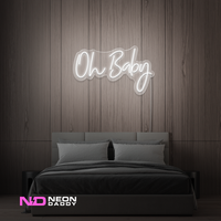 Oh Baby LED Neon Sign - Image 4