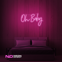 Oh Baby LED Neon Sign - Image 6