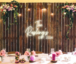 Personalised Wedding / Surname Neon Sign - Neon Daddy