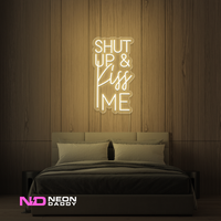 Shut up And Kiss Me LED Neon Sign - Image 13