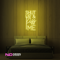 Shut up And Kiss Me LED Neon Sign - Image 14