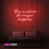 This Is Where the Magic Happens LED Neon Sign - Image 12