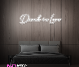 Color: White Drunk in Love LED Neon Sign