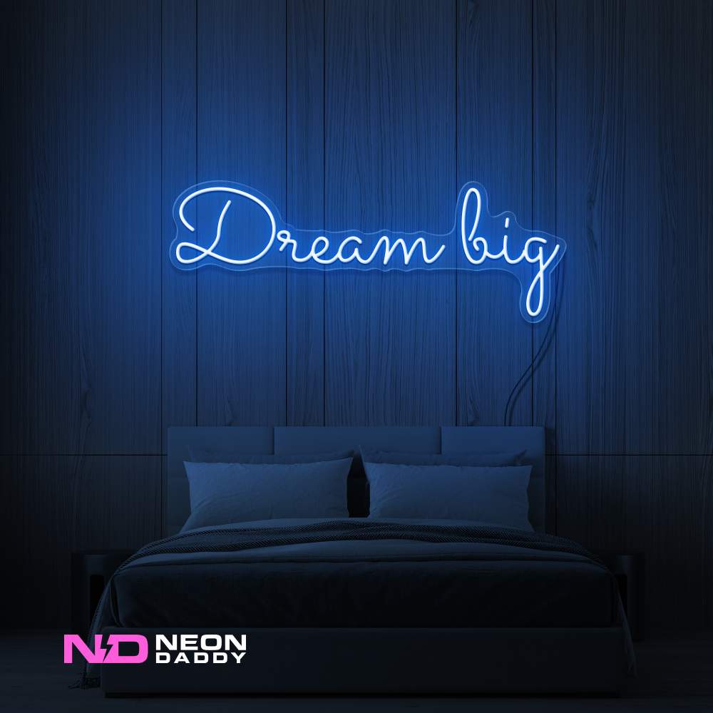 Dream big online light up sign