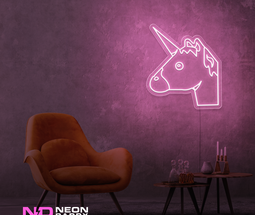 Color: Light Pink 'Unicorn' - Kids LED Neon Sign - Affordable Neon Signs