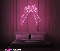 Color: Light Pink 'Pinky' - LED Neon Sign - Cute Neon Signs