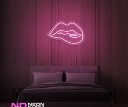 Color: Light Pink 'Lips' - LED Neon Sign - Affordable Neon Signs