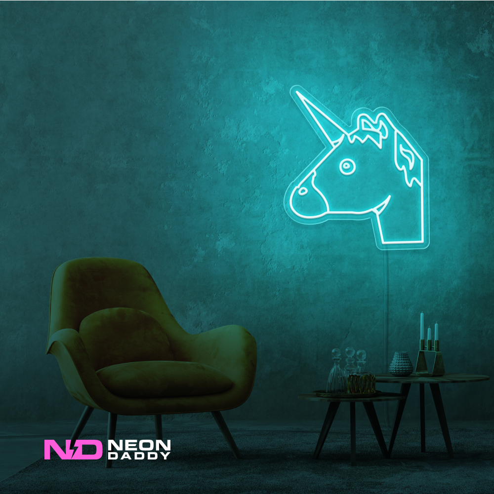 Unicorn neon online wall light