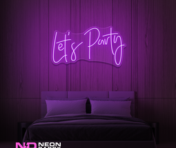 Color: Purple Let's Party
