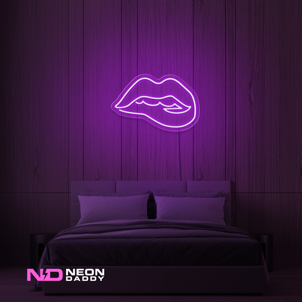 Purple neon online light sign