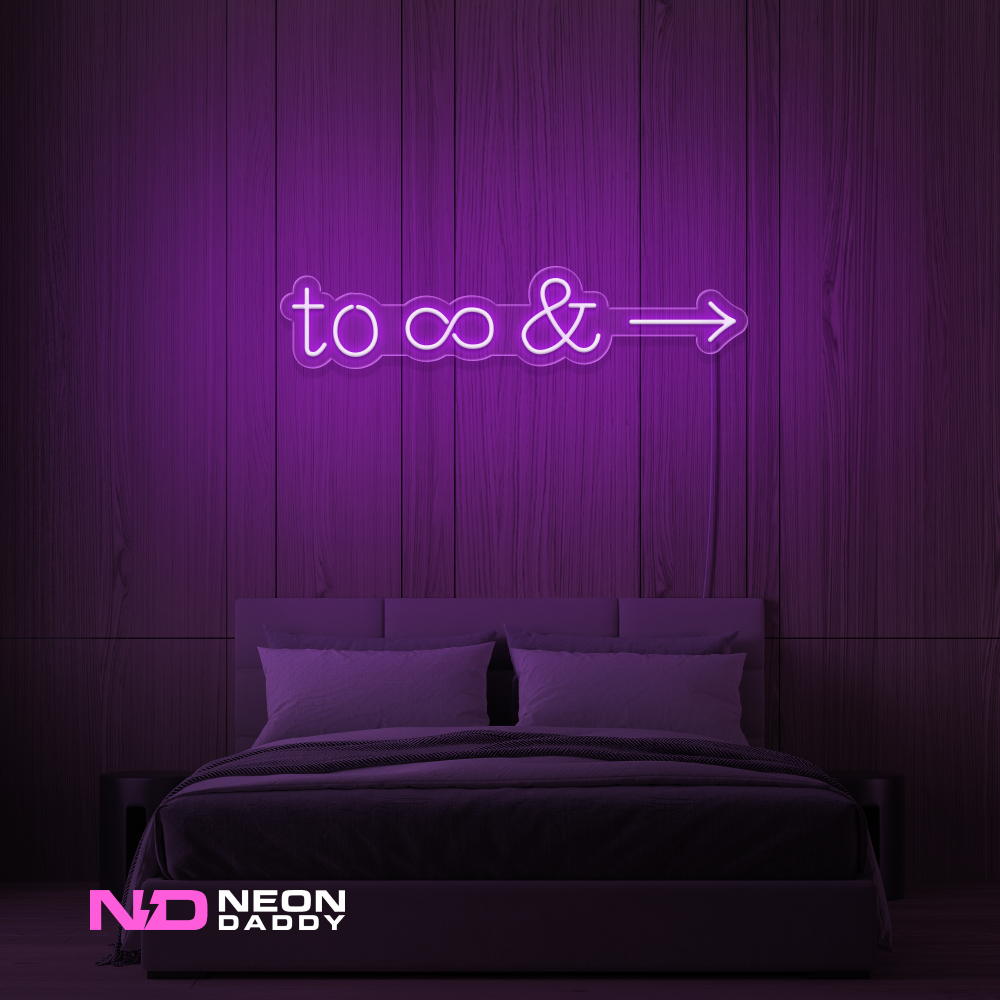 Color: Purple To Infinity and Beyond LED Neon Sign