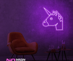 Color: Purple 'Unicorn' - Kids LED Neon Sign - Affordable Neon Signs