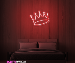Color: Red 'Crown' LED Neon Sign - Affordable Neon Signs